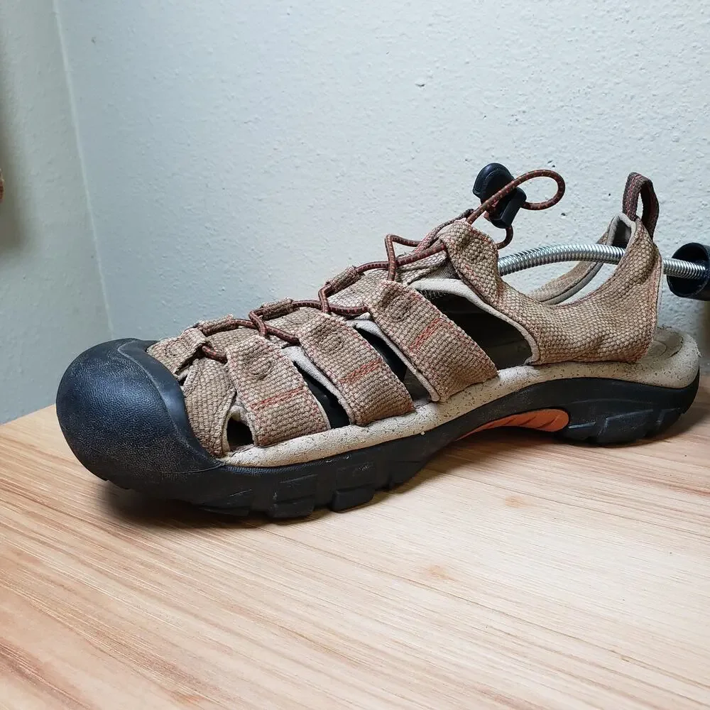 Keen Men's 12 Newport Water‎ Sandals Beige Tan Hiking Gorpcore Utility Camping